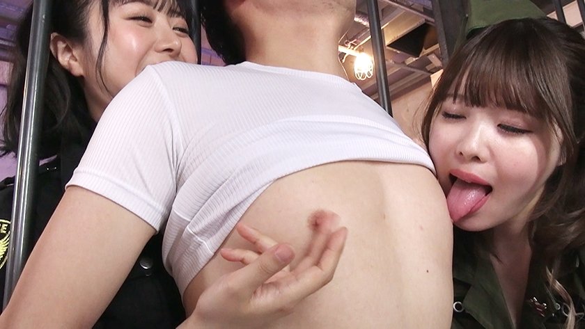 「まだまだイカせてあげないよ…」と囁きながら耳舐めベロチュー、そして乳首から睾丸までエロ優しく焦らされ続ける3P痴女性感 深月めい 二宮もも 広瀬美結 雨宮ひびき 本田瞳13枚目