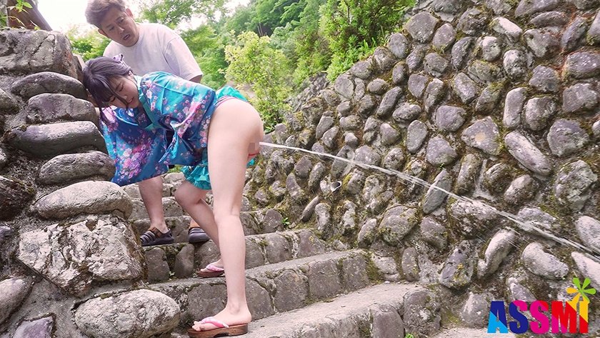 ドキドキ露出！ALLホンモノ精子！温泉旅行で初めての野外真正アナル中出し3本番 東雲あずさ11枚目