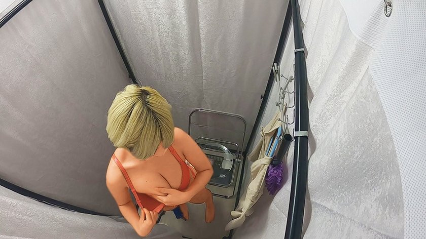 覗き見禁止領域！！更衣室無限大オナニー 無防備すぎるシロウト美女の流出映像5枚目