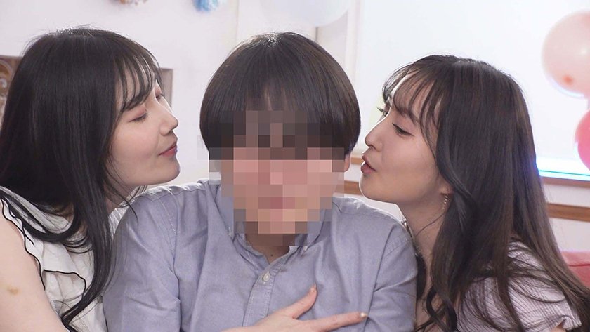 素人参加型モニタリング！ママ友同士の逆3P筆おろしゲーム かすみ&もも1枚目
