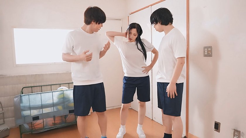 水を被るとHカップ爆乳女になっちゃう体質の転校生と1/2なスクールライフ 北野未奈7枚目