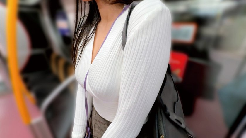 【デカパイスラ女子】#ネバネバ粘着追跡#ストラップ喰い込む巨乳観察#乳汚し19枚目