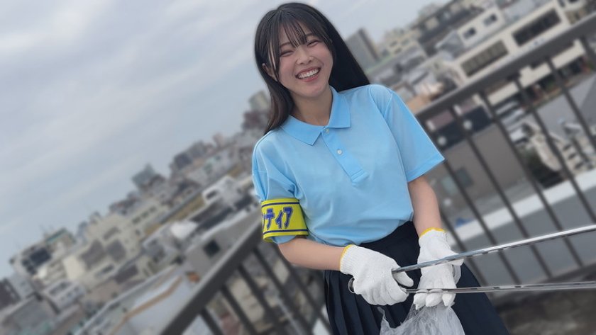 ゴミ拾う手の先輝く僕等の未来 ボランティア活動に勤しむ心の綺麗な女の子4名11枚目