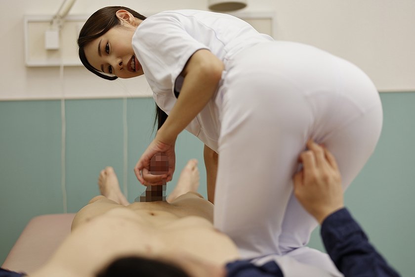 入院生活が長過ぎておばさん看護師の透けパン尻でも余裕で勃起してしまう僕9 妃ひかり 水端あさみ 七原さゆ11枚目