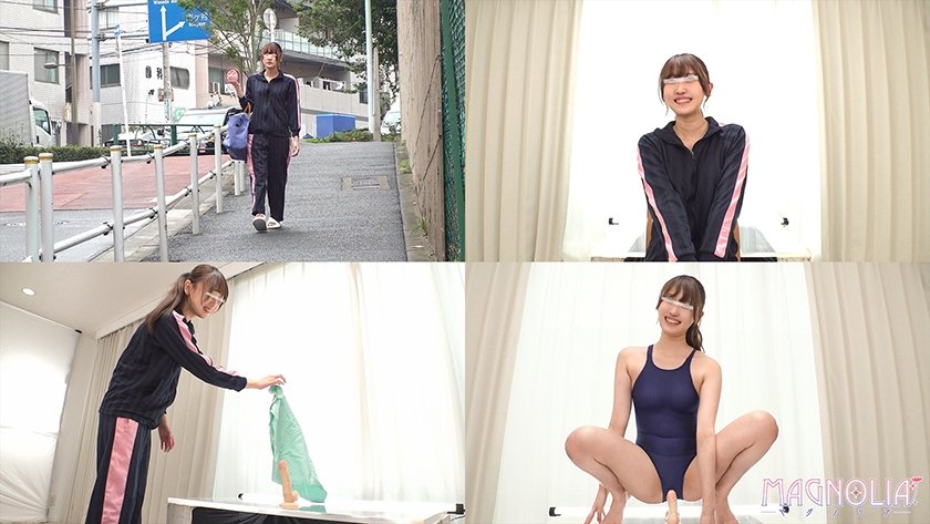 016#街角素人モニタリング/美尻でデカ尻なアスリート女子限定！1cmだけ挿入ディルド空気イスに挑戦！Vol.1 /MAGNOLIAパーフェクトエディションッ！3枚目