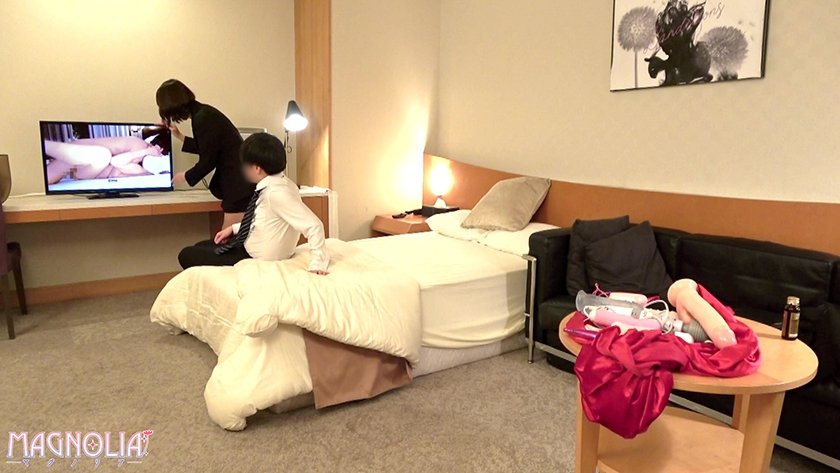 『出張先のホテルで憧れの女先輩とまさかの相部屋宿泊！次々に巻き起こるエッチなハプニングにどこまで発展してしまうのか！？』押しに激弱な美麗先輩と済し崩しに濃厚SEX☆一線を越えて本能赴くまま互いに腰を振りまくる♪【街角素人モニタリング♯ちはる】2枚目