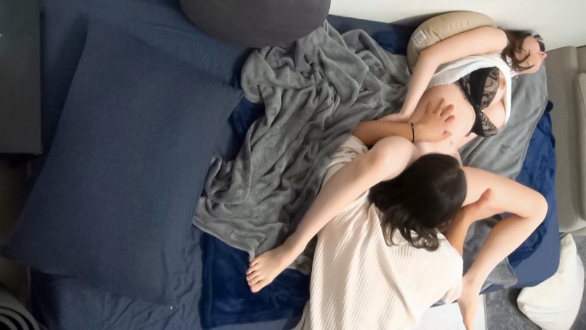 【美容部員美女】えま23歳♪ 清楚なニット姿で連れ込まれ、部屋に入るなり距離感近めw 黒スト美脚で自ら跨がる隠れ肉食女子！  百戦錬磨のナンパ師のヤリ部屋で、連れ込みSEX隠し撮り 4508枚目