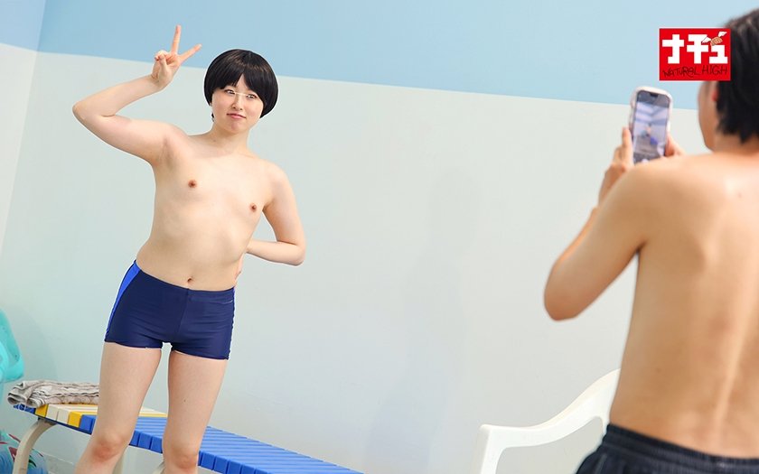 つるぺた素人女子だって男水着チャレンジ 県民プールでバレないように男子のふりして羞恥ミッション！だけのはずが…ボーイッシュSEXでなんか興奮しちゃって中出し許しちゃった///1枚目