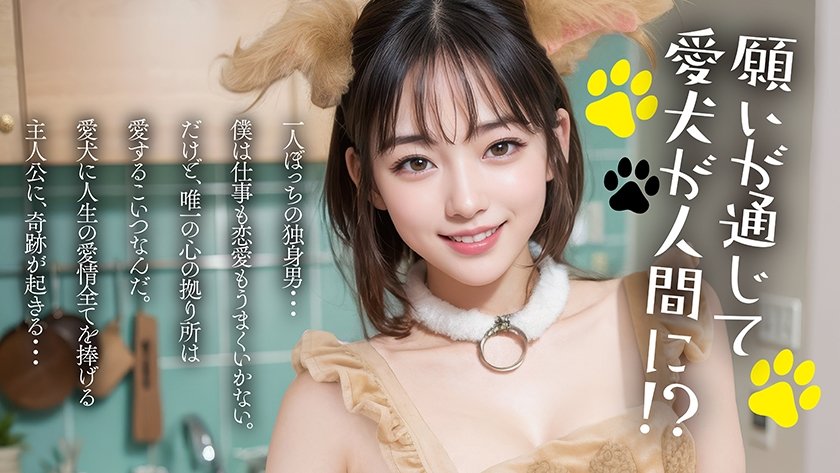 【AI同人】愛するペットが魔法で彼女になっちゃいました1枚目