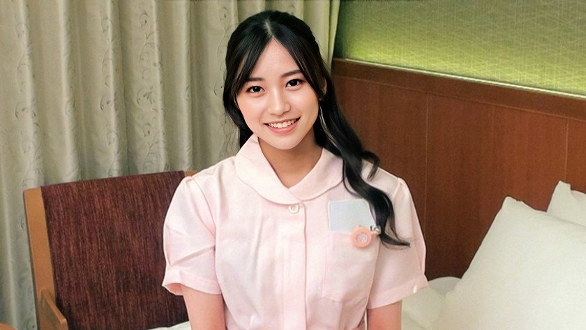 とっても優しい天使みたいなナースさんに包茎インポ童貞3重苦男子のオナニーの介抱してもらいました！！かわいすぎる裸体にズル剥けフル勃起したち●ぽを白衣の奥にズブリ！金玉空になるまで何度も中に出しました！経験少なめ照れ屋ナース編 ゆずかさん ゆうさん1枚目