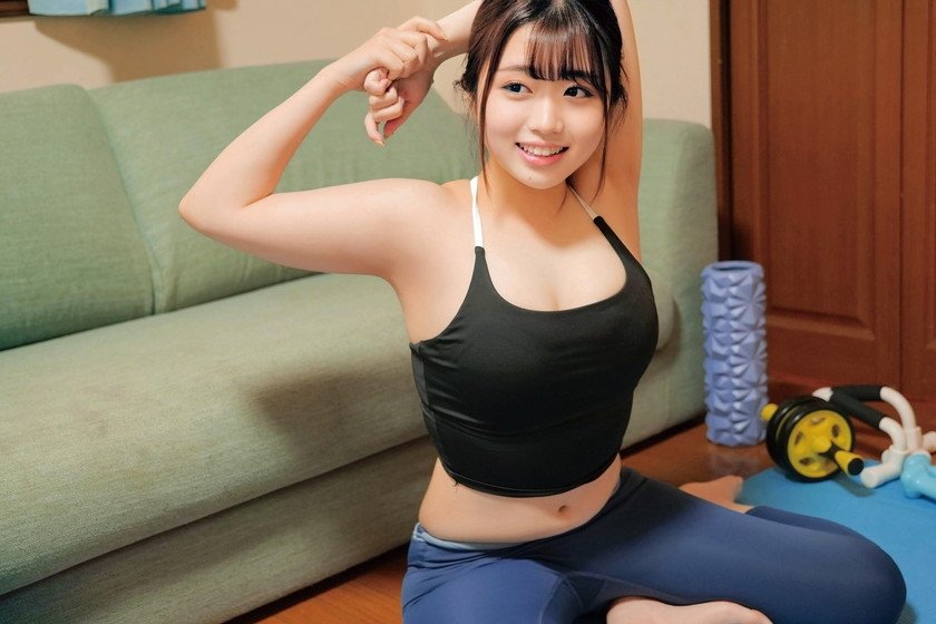 出張パーソナルトレーニングインストラクター盗撮デカチンSEX中出し交渉 りおさん あおいさん1枚目