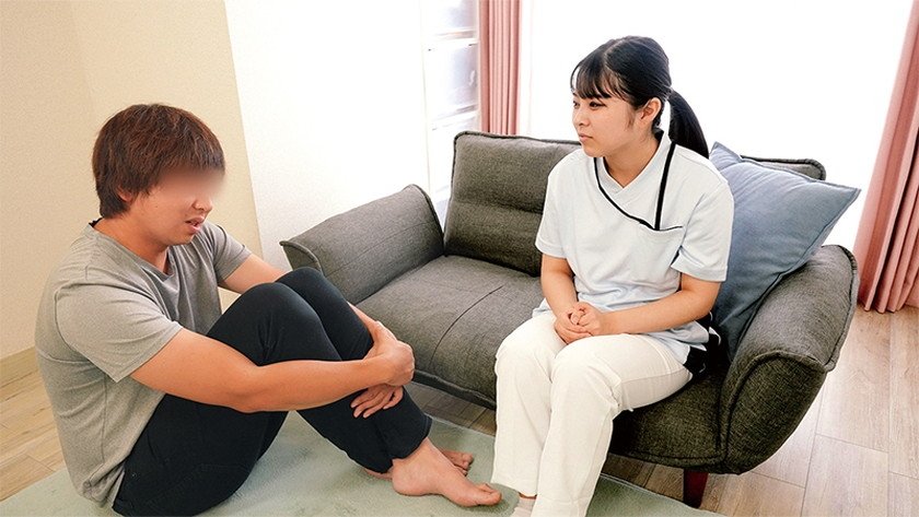 天使みたいに優しくて可愛いナースさん！「早漏に悩む童貞君の暴発改善のお手伝いしてくれませんか？」男性器慣れしているようで意外とウブな看護師さんが早漏すぎる童貞君にムラムラ膣キュンしちゃって生中出し筆おろしSPECIAL！ ひかるさん しずなさん9枚目