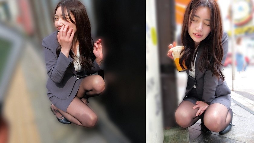 リモコンバイブお散歩 人混みの中でビクビク絶頂数十回 なみさん(28才)/るいささん(28才)5枚目