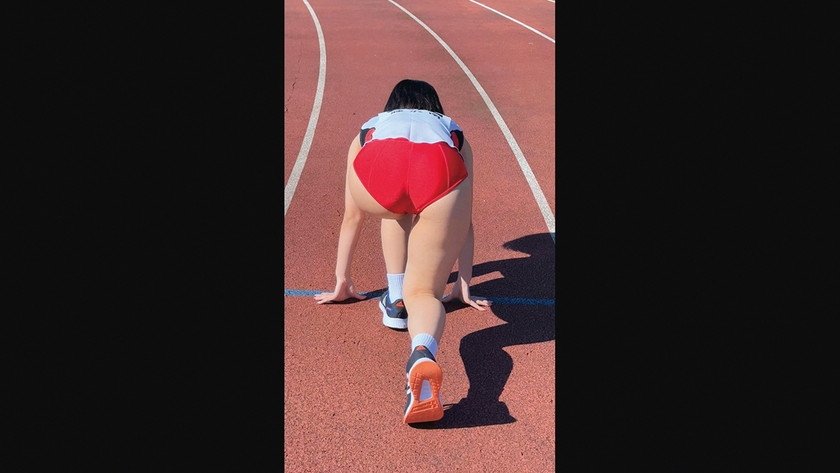 アスリートハンティング 陸上部編 女子1500m走出場選手K/女子100m走出場選手A5枚目