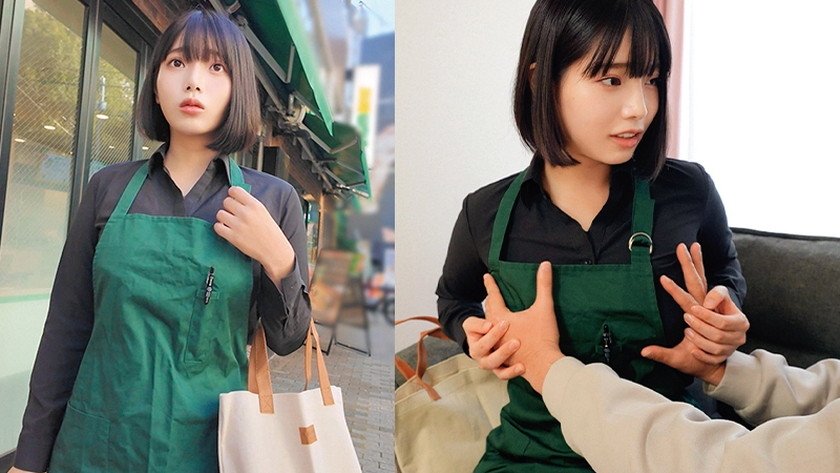 仕事の合間に生筆おろしセックス 現役保育士はなさん(24)とカフェ店員すなおさん(23)6枚目
