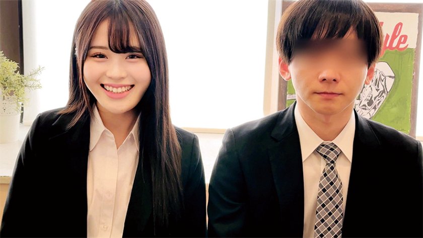 素人男女モニタリングAV！出張先のホテルで上司と部下が相部屋チャレンジ！まりんちゃんとひなちゃん2枚目