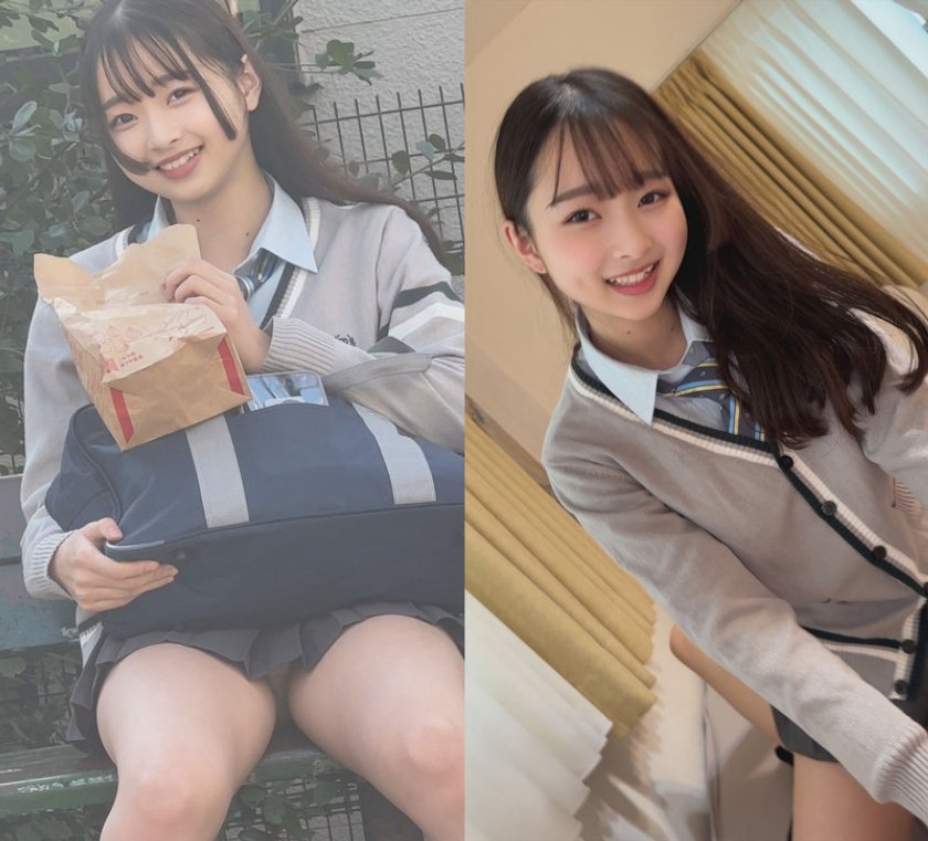 街中ミニスカ観察 パンティワカメちゃん状態の学生2名 TちゃんとAちゃん2枚目