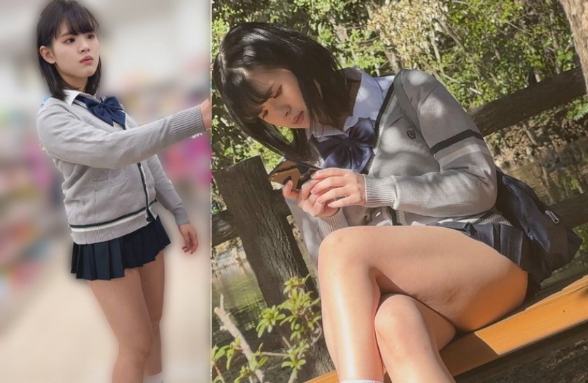 街中ミニスカ観察 パンティワカメちゃん状態の2名 YちゃんとAちゃん6枚目