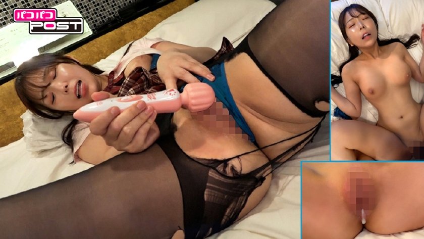 制服コスプレ黒ストッキング姿が似合い過ぎる彼女との濃厚SEX せいらちゃん(20)4枚目