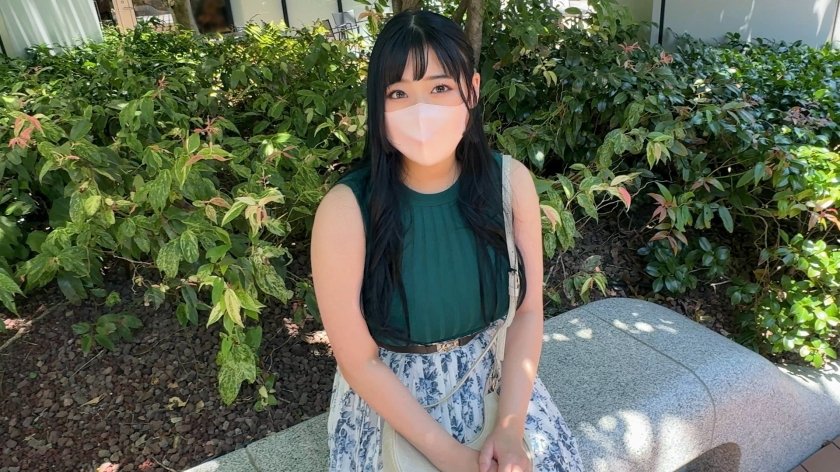 【顔出しNG】規格外Hカップ爆乳黒髪清楚系お姉さん マスクでAV出演1枚目