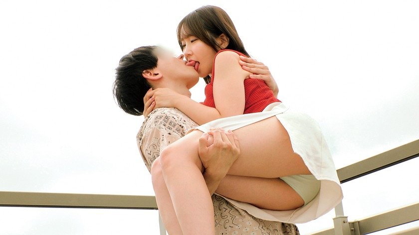 セックスレスで悩む奥様ww青空の下で脳がトロける超濃密ベロキス体験してみませんか？舌を絡ませる糸引き涎ダラダラディープキスで高まっちゃって！？とにかくキスキスキス生々しい接吻中出し浮気SEXww18枚目