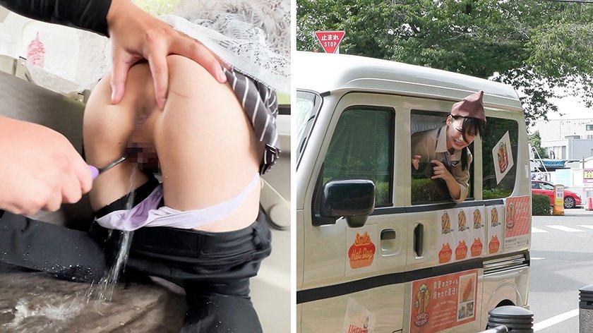 人気 AV 女優が挑戦！イカサレ屋台の中で 潮吹きながらホットドッグ売ってください！ 逢月ひまり 小坂ひまり10枚目
