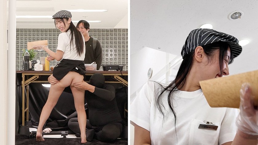 【配信限定】人気 AV 女優が挑戦！商業スペースでイカサレホットドッグ販売！ 小野坂ゆいか 望月つぼみ7枚目