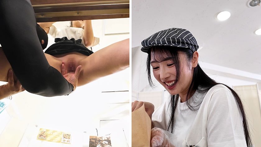 【配信限定】人気 AV 女優が挑戦！商業スペースでイカサレホットドッグ販売！ 小野坂ゆいか 望月つぼみ10枚目