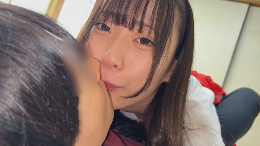 「バイト終わりに制服でエッチしよ!?」巫女の姿がカワイイ巨乳の彼女と子作り生中出しww5枚目