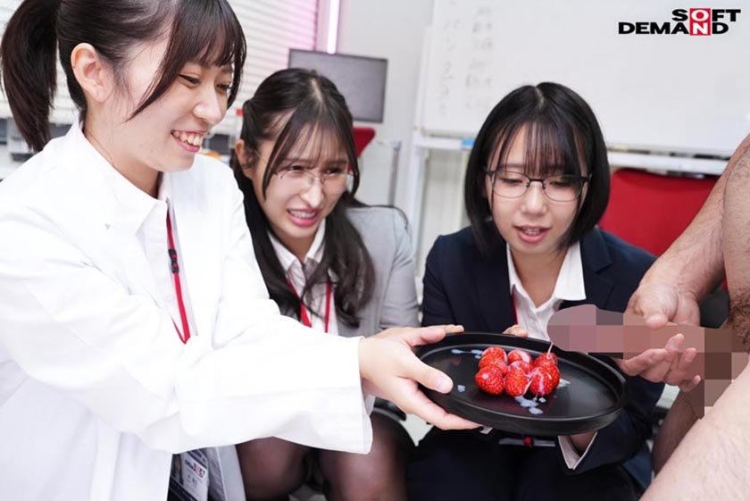 「ザーメンと最も相性の良い食べ物は何か？」をSOD女子社員3名が真面目に検証してみた結果 計46食の濃厚ホンモノ精子でお腹いっぱい 咀嚼でじっくり味わいごっくん飲み込むザ～汁マリアージュ食ザー実験 SOD性科学ラボ REPORT 23 新木成美 久保歩夢 所慶香7枚目