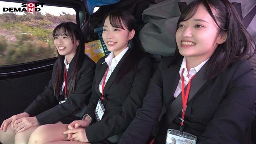 絶倫先輩社員のハ×撮り研修に同行させられた1年目女子社員３名の記録 潮崎杏 納富琳玖 茅平心色1枚目
