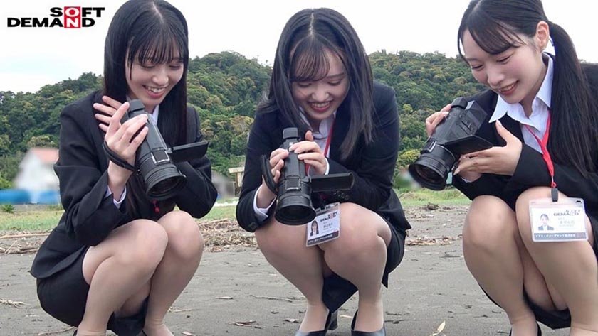 絶倫先輩社員のハ×撮り研修に同行させられた1年目女子社員３名の記録 潮崎杏 納富琳玖 茅平心色8枚目