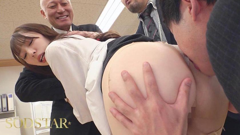 串刺しP to Mセックス 上司たちのセクハラチ○ポで上下穴封鎖！声も出せずに身悶えしかできない美人スレンダーOL 一宮るい2枚目