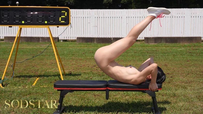 宮島めい 初めての全裸スポーツテスト8枚目