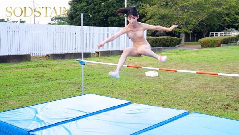 宮島めい 初めての全裸スポーツテスト11枚目